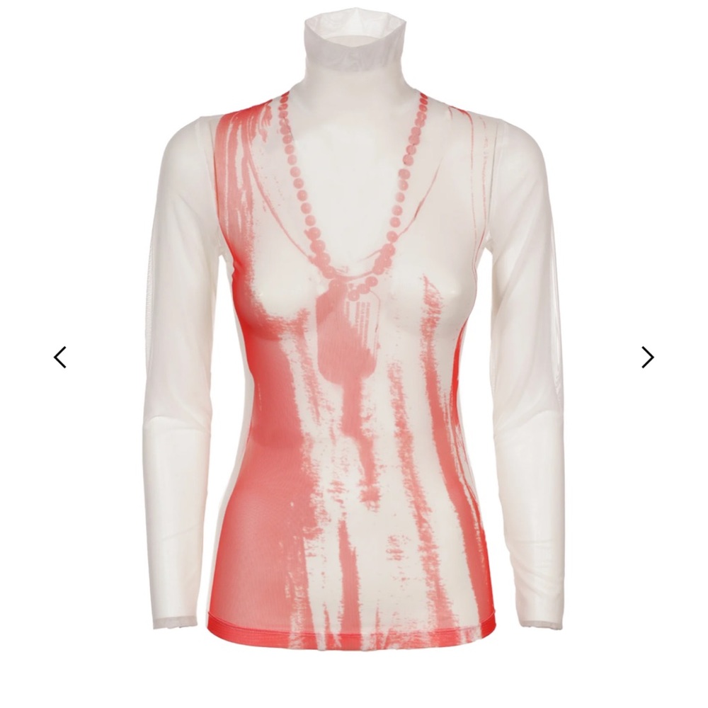MM6 Maison Margiela size large
MM6 Maison Margiela Graphic Print Turtleneck Top